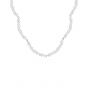 Women Irregular Mini Shell Pearl 925 Sterling Silver Necklace