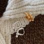 Classic Irregular Beads 925 Sterling Silver Hoop Earrings