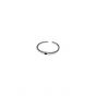 Minimalism Black Heart 925 Sterling Silver Adjustable Ring