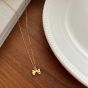 Bridesmaid Bow-Knot Girl 925 Sterling Silver Necklace