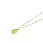 Simple A Sun Flower 925 Sterling Silver Necklace