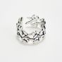 Vintage Hollow Tree Leaves Branch 925 Sterling Silver Adjustable Ring