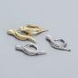 Modern CZ Snake 925 Sterling Silver Animal Hoop Earrings