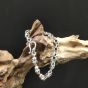 Men's Vintage Halloween Skull Chain 925 Sterling Silver Bracelet
