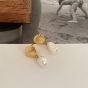 925 sterling silver vintage shell pearl earrings and earrings minimalist trend minimalist