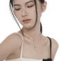 Party Baroque Natural Pearls Montage 925 Sterling Silver Necklace