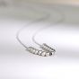 Modern Geometry Silvers Fragments 925 Sterling Silver Necklace