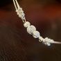 Gift Triple Layers Beads Fashion 925 Sterling Silver Bracelet