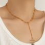 Office OT Shape Knot Chain 925 Sterling Silver Necklace
