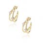 Fashion Double Layers 925 Sterling Silver Non-Pierced Earrings