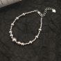 New Office Lrage Small Beads Ball 925 Sterling Silver Bracelet