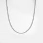 Golden Beads Chain Simple 925 Sterling Silver Necklace