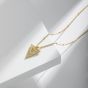 Statement Geometry Triangle 925 Sterling Silver Necklace