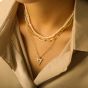 Statement Geometry Triangle 925 Sterling Silver Necklace