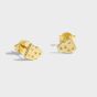 Holiday Food Bited Cheese 925 Sterling Silver Cute Stud Earrings