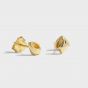 Cute Mini Holiday Gift Conch 925 Sterling Silver Stud Earrings