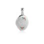 Gift Mother's Day Oval Mom Letters 925 Sterling Silver Locket Necklace Pendant