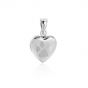 Cute Animal Footprint 925 Sterling Silver Heart Locket Necklace Pendant