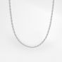 Holiday Oval Beads Geometry 925 Sterling Silver Choker Necklace
