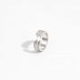 Fashion CZ  Jagged Geometry 925 Sterling Silver Adjustable Ring