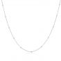 Fashion Beaded Box 925 Sterling Silver 16"/18" Chain