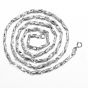 Византийская серебристая желтая роза Белая цепочка из стерлингового серебра 925