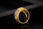 2019 Новое овальное кольцо Sapphire CZ Hollow из стерлингового серебра 925 пробы