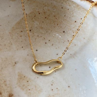 Simple Hollow Cloud 925 Sterling Silver Necklace