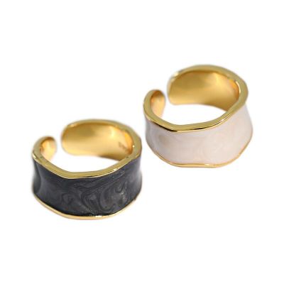 Irregular Wide 925 Sterling Silver Adjustable Ring