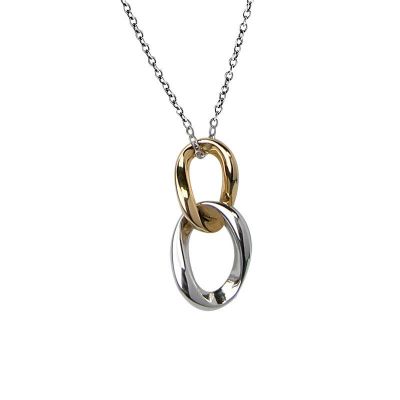 Fashion 8 Shape 925 Sterling Silver Necklace