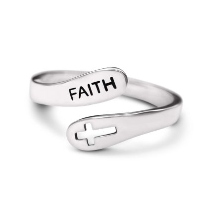Christian Faith 925 Sterling Silver Ring