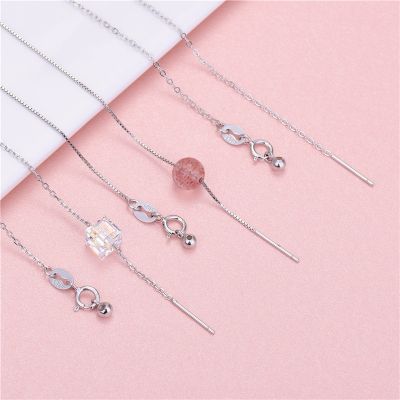 925 Sterling Silver DIY Fashion Box Rolo Chain Links With Clasp &  Toggle