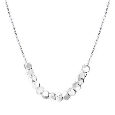 Modern Geometry Silvers Fragments 925 Sterling Silver Necklace