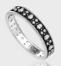 Classic Round CZ Belt 925 Sterling Silver Open Bangle