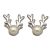 Pendientes de perlas de plata de ley 925 con forma de perla y concha de caracol