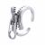 Vintage Chain Zipper 925 Sterling Silver Adjustable Ring