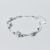 Fashion Double Layer Silver Bead 925 Sterling Silver Stackable Bracelet
