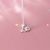 Promise CZ Ring Circle Heart 925 Sterling Silver Necklace