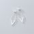Office CZ V Shape 925 Sterling Silver Dangling Earrings