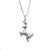 Fashion Simple Gift Cute Deer Elegant 925 Sterling Silver Necklace