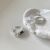 Office Geometry Baguette CZ Irregular 925 Sterling Silver Adjustable Ring