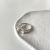 Anillo ajustable de plata de ley 925 irregular con perlas naturales clásicas