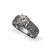 White Round CZ 925 Sterling Silver Statement Ring
