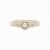 La perle blanche naturelle distingue l'anneau simple en argent sterling 925