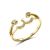 Cute Cat Face CZ 925 Sterling Silver Ring