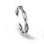 Double Twist Adjustable 925 Sterling Silver Ring