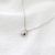 Simple Mini Warterdrop 925 collar de plata esterlina