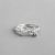 Sweet CZ Bowknot 925 Sterling Silver Adjustable Ring