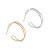 Простые серьги-кольца 925 из чистого серебра