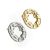 Geometry Irregular Circle 925 Sterling Silver Stud Earrings